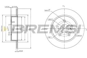 Bremsi CD9112V - DISCO DE FRENO | BRAKE DISCS