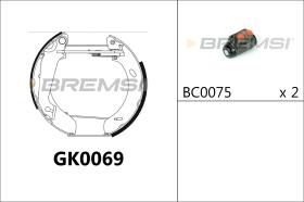 Bremsi GK0069 - KIT PREM. ZAPATA | FAST SHOES KIT