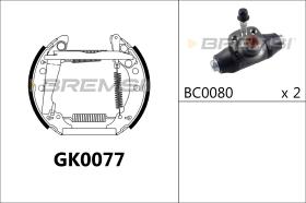 Bremsi GK0077 - KIT PREM. ZAPATA | FAST SHOES KIT