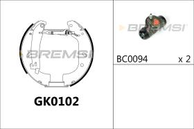 Bremsi GK0102 - KIT PREM. ZAPATA | FAST SHOES KIT