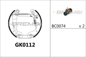 Bremsi GK0112 - KIT PREM. ZAPATA | FAST SHOES KIT
