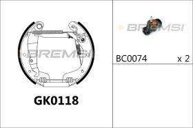 Bremsi GK0118 - KIT PREM. ZAPATA | FAST SHOES KIT