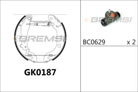 Bremsi GK0187 - KIT PREM. ZAPATA | FAST SHOES KIT