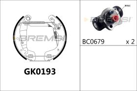 Bremsi GK0193 - KIT PREM. ZAPATA | FAST SHOES KIT
