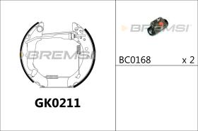 Bremsi GK0211 - KIT PREM. ZAPATA | FAST SHOES KIT