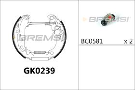 Bremsi GK0239 - KIT PREM. ZAPATA | FAST SHOES KIT