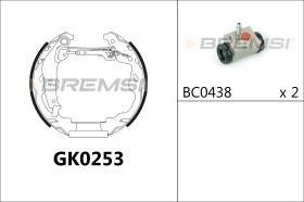 Bremsi GK0253 - KIT PREM. ZAPATA | FAST SHOES KIT