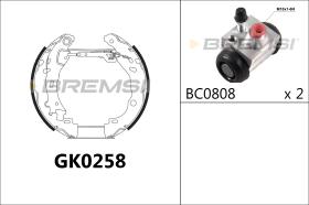 Bremsi GK0258 - BRAKE PADS
