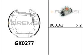 Bremsi GK0277 - KIT PREM. ZAPATA | FAST SHOES KIT