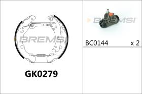 Bremsi GK0279 - KIT PREM. ZAPATA | FAST SHOES KIT