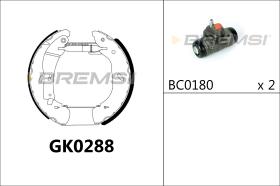 Bremsi GK0288 - KIT PREM. ZAPATA | FAST SHOES KIT