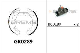 Bremsi GK0289 - KIT PREM. ZAPATA | FAST SHOES KIT