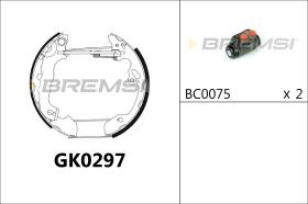 Bremsi GK0297 - KIT PREM. ZAPATA | FAST SHOES KIT