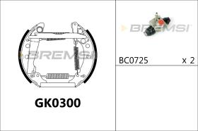 Bremsi GK0300 - KIT PREM. ZAPATA | FAST SHOES KIT