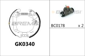 Bremsi GK0340 - KIT PREM. ZAPATA | FAST SHOES KIT