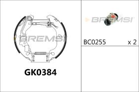 Bremsi GK0384 - KIT PREM. ZAPATA | FAST SHOES KIT