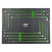 JBM 54481 - MÓDULO DE 7 LLAVES DE VASO CON MANGO EN T (7-19MM)