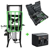 JBM SERIE494F - COMPRESOR DE MUELLES NEUMÁTICO 1T + MALETÍN DE HERRAMIENTAS