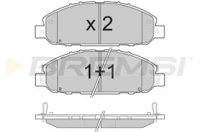 Bremsi BP4027 - PASTTILLA DE  FRENO | BRAKE PADS