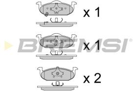 Bremsi BP4009 - PASTILLA DE FRENO | BRAKE PADS