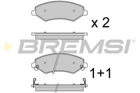 Bremsi BP4019 - PASTTILLA DE  FRENO | BRAKE PADS