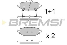 Bremsi BP4023 - PASTTILLA DE  FRENO | BRAKE PADS