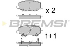 Bremsi BP4024 - PASTILLA DE FRENO | BRAKE PADS