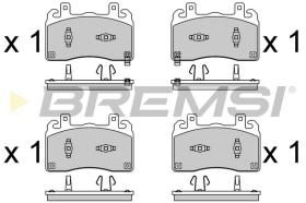 Bremsi BP4035 - PASTILLA DE FRENO | BRAKE PADS