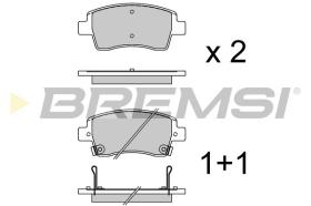 Bremsi BP4050 - PASTTILLA DE  FRENO | BRAKE PADS