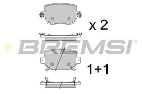 Bremsi BP4055 - PASTILLA DE FRENO | BRAKE PADS