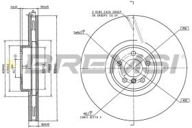 Bremsi CD7199V - DISCHI FRENO | BRAKE DISCS