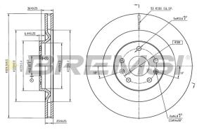 Bremsi CD7350V - DISCO DE FRENO | BRAKE DISCS