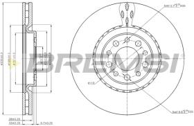 Bremsi CD7453V - DISCO DE FRENO | BRAKE DISCS