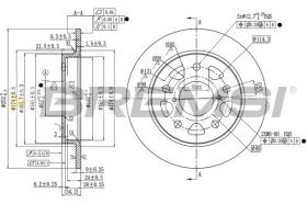 Bremsi CD8856V - DISCHI FRENO | BRAKE DISCS