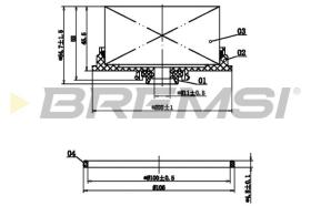 Bremsi FE2899 - FILTRO DE COMBUSTIBLE | FUEL FILTER