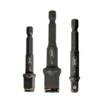 JBM 54586 - SET DE 3 ADAPTADORES DE LLAVE DE VASO CON PUNTA HEXAGONAL