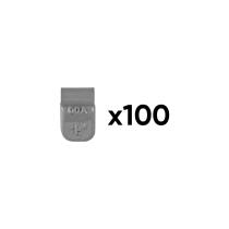 JBM 54656 - CAJA DE 100 CONTRAPESAS ZINC GRAPA 05GR. ESPECIAL LLANTA UNI