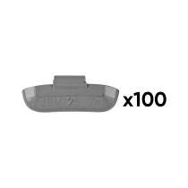JBM 54660 - CAJA DE 100 CONTRAPESAS ZINC GRAPA 25GR. ESPECIAL LLANTA UNI