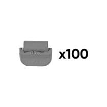 JBM 54657 - CAJA DE 100 CONTRAPESAS ZINC GRAPA 10GR. ESPECIAL LLANTA UNI