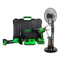 JBM SERIE573 - 60053C KIT DE AMOLADORA ÁNGULAR Y TALADRO PERCUTOR A BATERÍA
