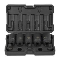 JBM 54806 - SET DE 5 VASOS HEXAGONALES Y 3 PUNTAS DE IMPACTO XZN DE 1/2"
