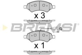 Bremsi BP4058 - PASTILLA DE FRENO | BRAKE PADS