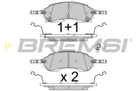 Bremsi BP4068 - PASTILLA DE FRENO | BRAKE PADS