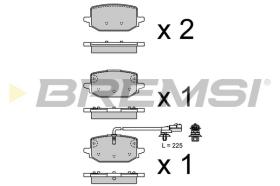 Bremsi BP4078 - PASTILLA DE FRENO | BRAKE PADS