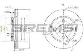 Bremsi CD6028V - DISCO DE FRENO | BRAKE DISCS