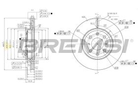 Bremsi CD6029V - DISCHI FRENO | BRAKE DISCS