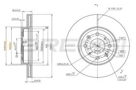 Bremsi CD6029V - DISCO DE FRENO | BRAKE DISCS