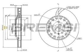 Bremsi CD6150V - DISCHI FRENO | BRAKE DISCS