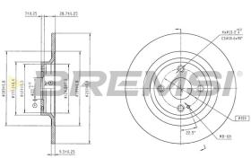 Bremsi CD6200S - DISCO DE FRENO | BRAKE DISCS