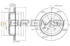 Bremsi CD6235V - DISCHI FRENO | BRAKE DISCS